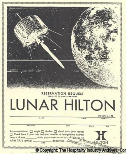 Hilton hotel op de maan