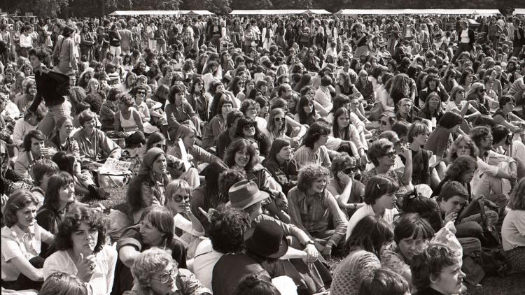 Vrouwenfestival Vondelpark, 1977
