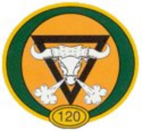 Het logo van Squadron 120
