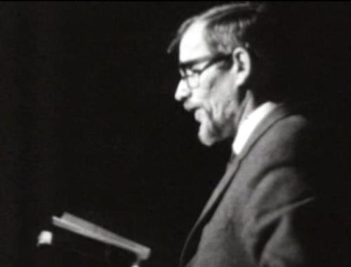 Optreden Jan Elburg bij &quot;Poëzie in Carré&quot; (VPRO, 1966)