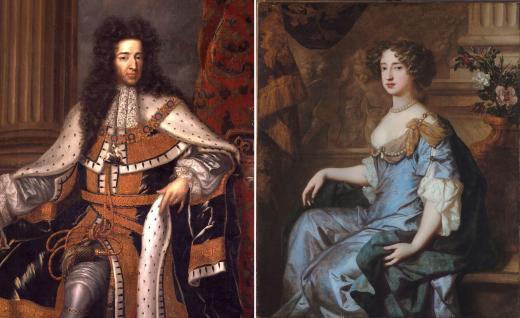 Willem III en Mary II als koning en koningin van Engeland, Schotland en Ierland