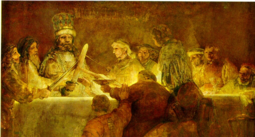 De samenzwering van Julius Civilis Rembrandt vraag 11