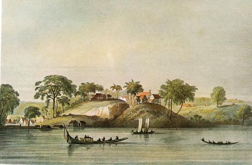 De Jodensavanne in 1830 © Publiek Domein