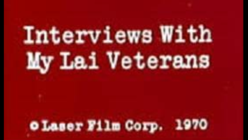 Interviews My Lai veterans