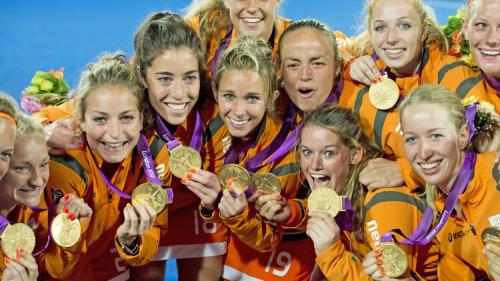 hockeyvrouwen goud 2012