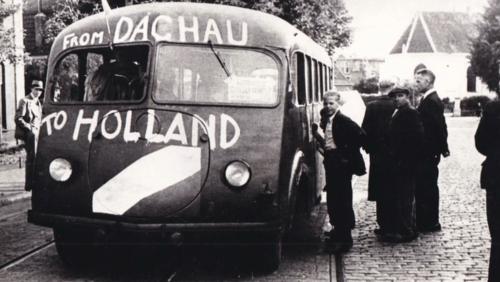 De bus naar Dachau