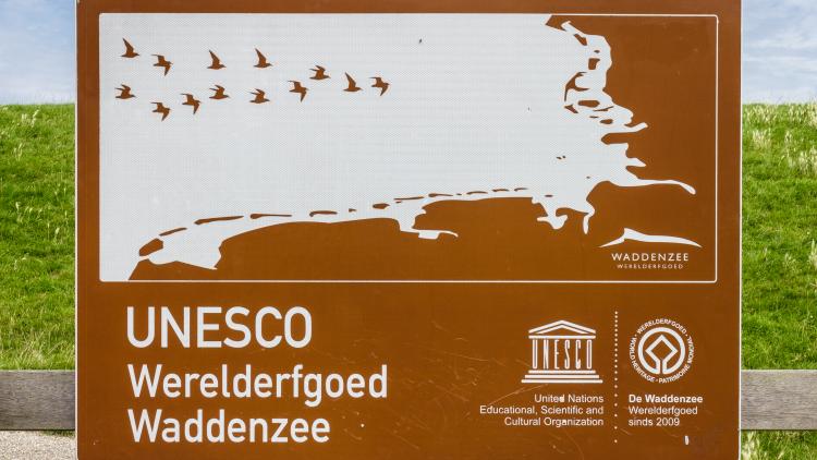 Unesco bord Waddenzee