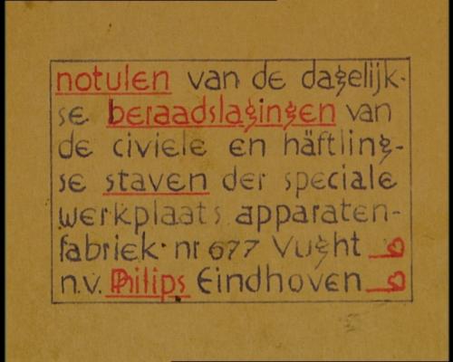 Notulen van het Philips-kommando