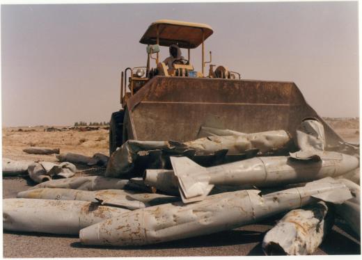 Bommen ruimen Irak