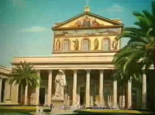 Kerk in Rome waar prinses Irene RK gedoopt werd in 1964.
