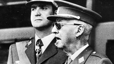 Franco en opvolger Juan Carlos