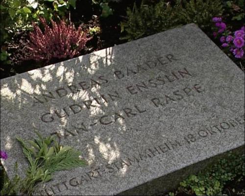 Het graf van Andreas Baader, Gudrun Ensslin en Jan Carl Raspe