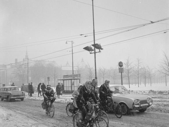 winter 1963 sneeuw