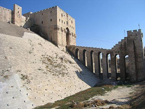 De citadel van Aleppo